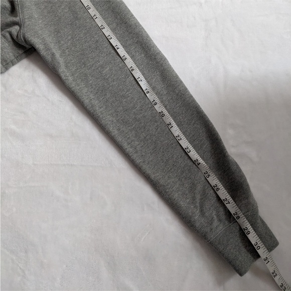 Everlane Typography Gray and White 100 % Human Crew Neck Sweatshirt - Picture 5 of 5